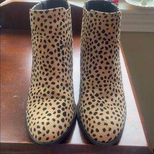 VICI cheetah print booties